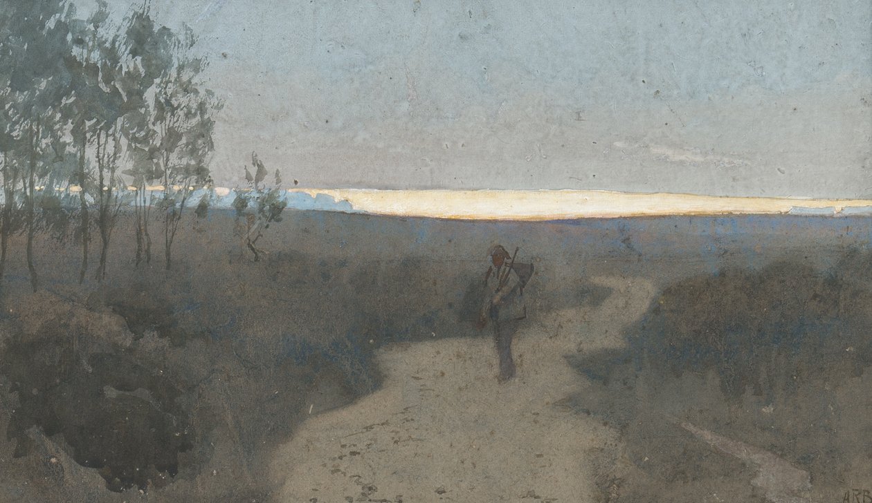 Alacakaranlıkta Dönüş, 1905 by Alfred Rawlings Baker