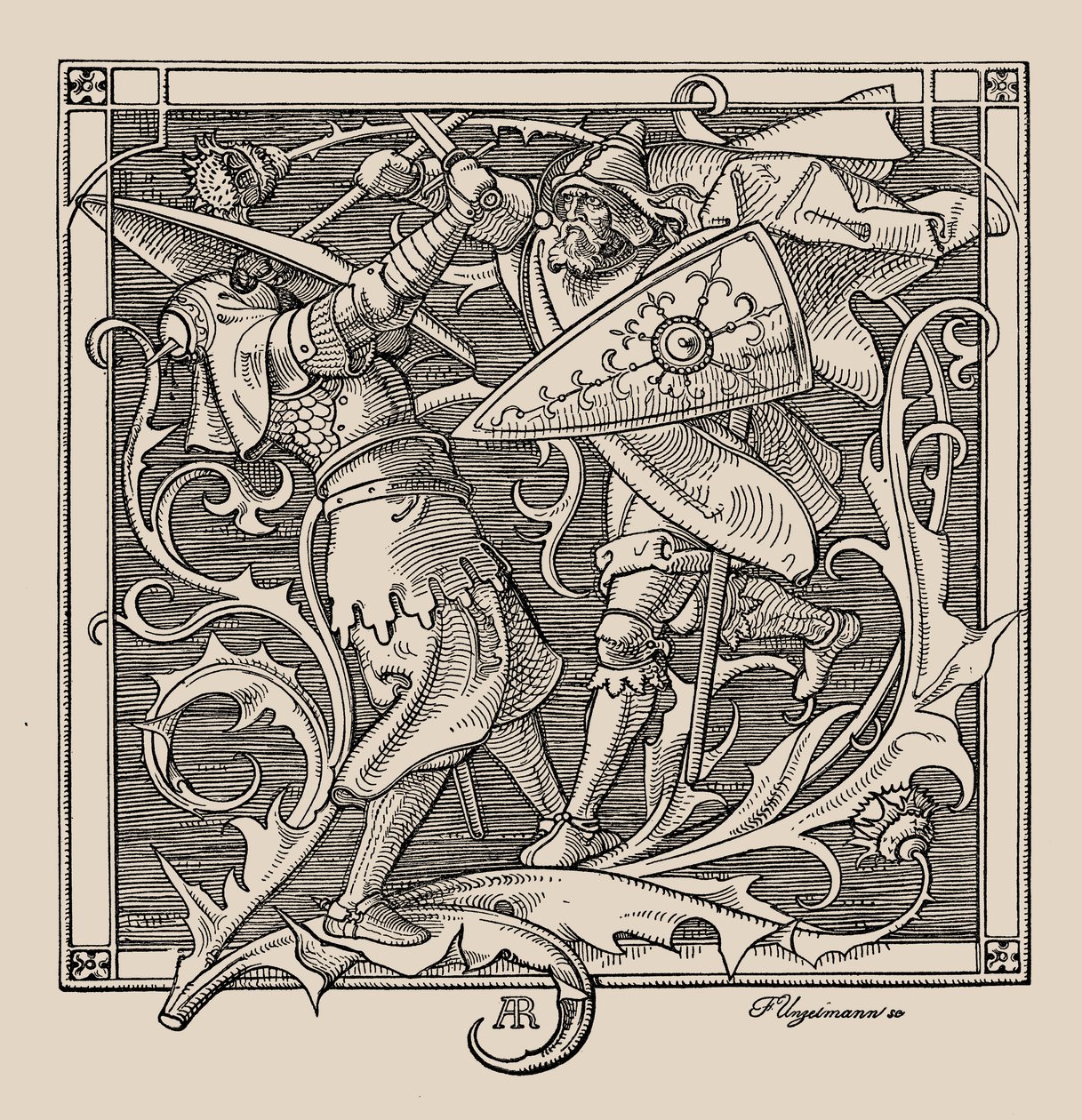 Nibelungen. Troneckli Hagen, 1840-1841