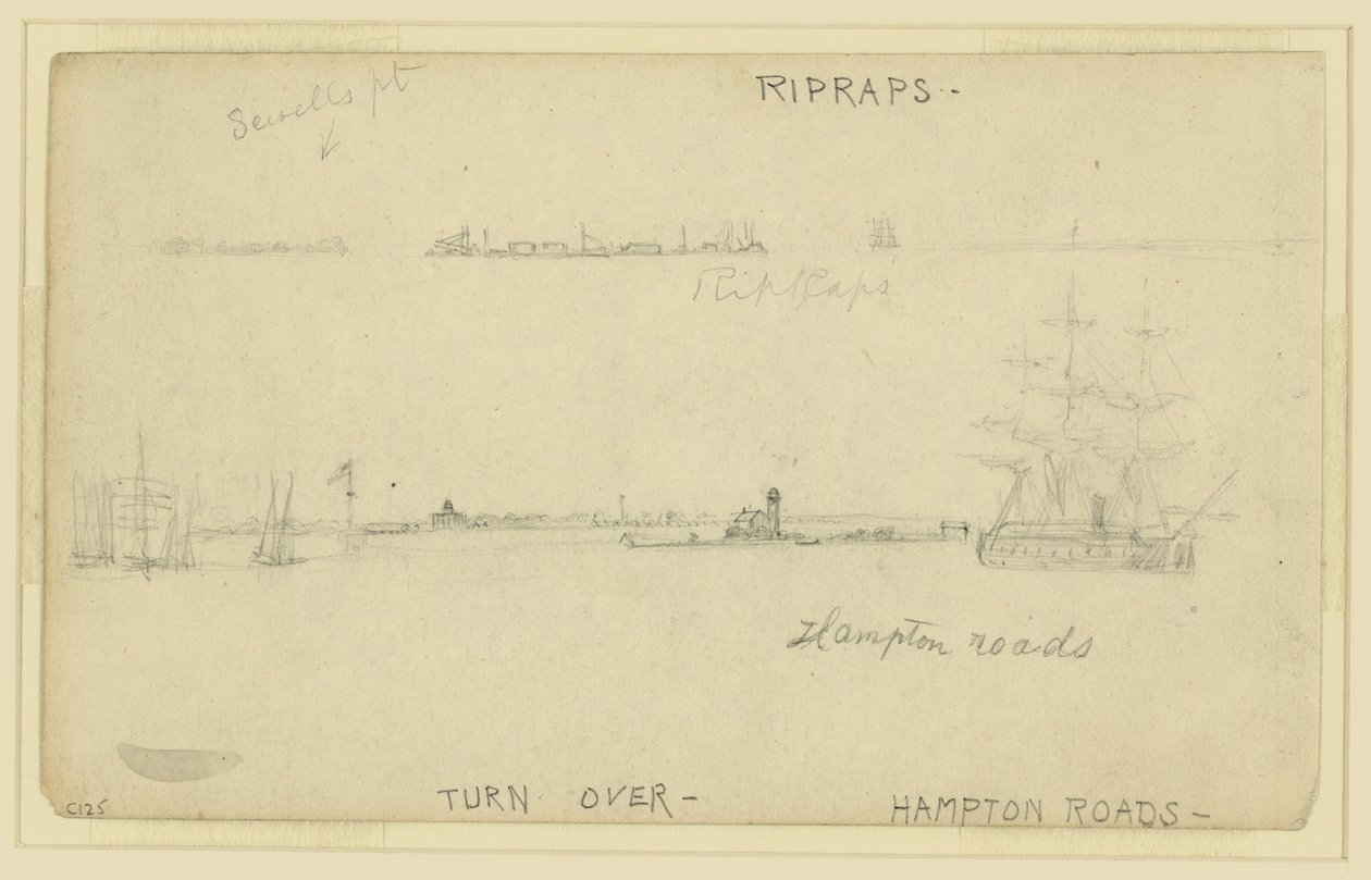 Ripraps. (ve) Hampton Yolları by Alfred Rudolph Waud