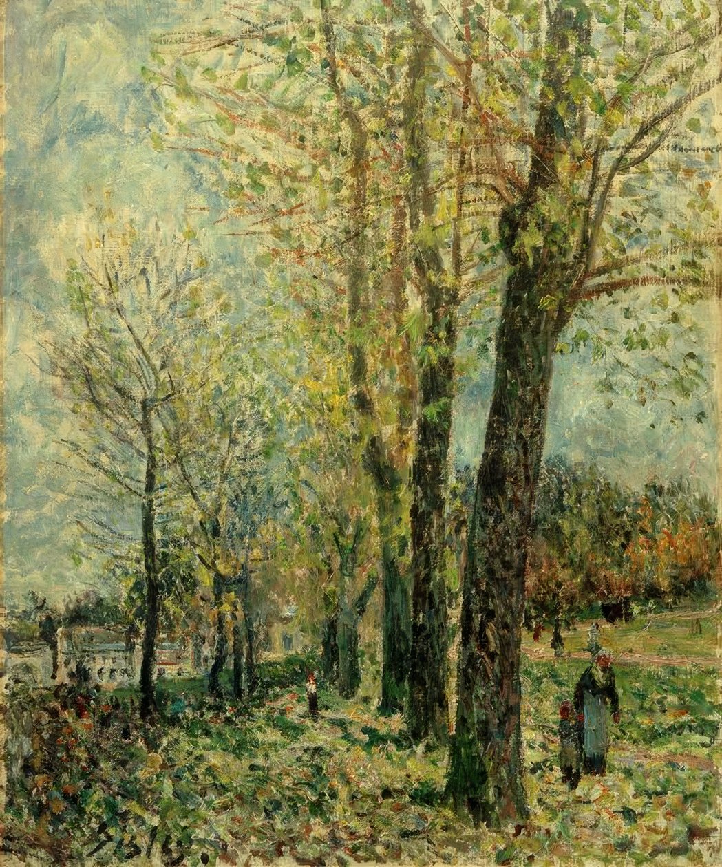 A.Sisley, Moret yakınlarında kırsal by Alfred Sisley