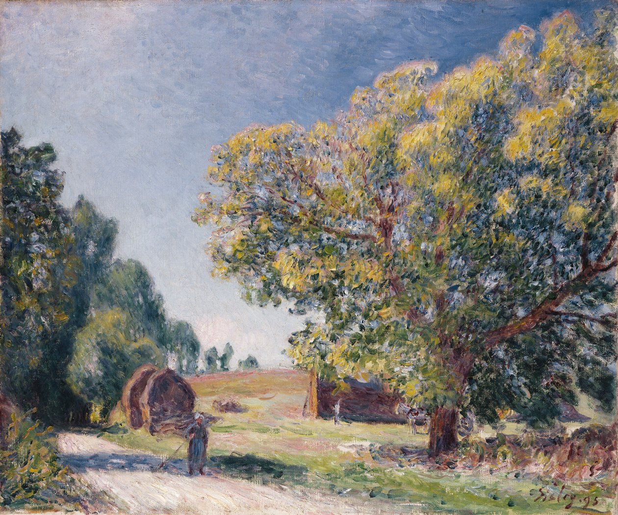 Ormanda Bir Açıklık, 1895 by Alfred Sisley