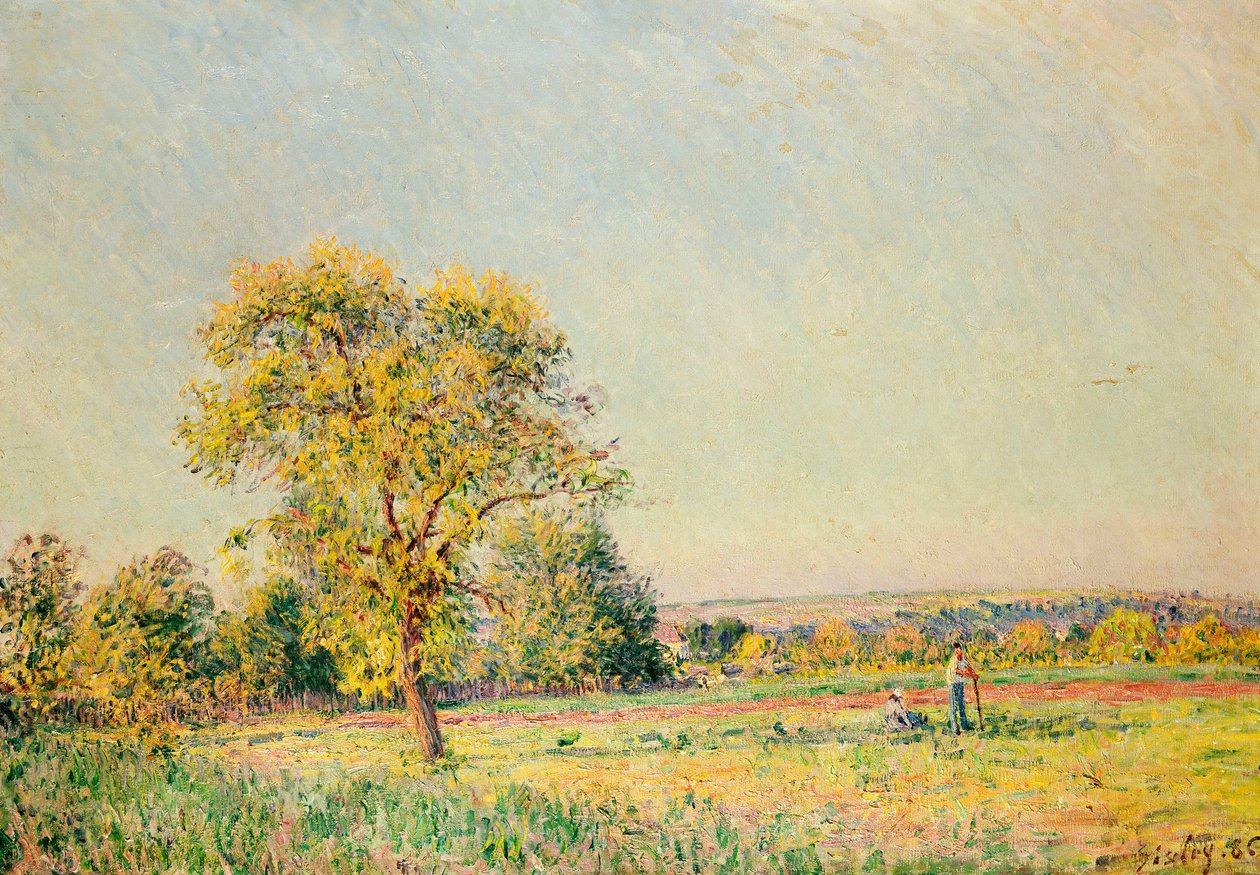 Bir Yaz Günü, 1886 by Alfred Sisley