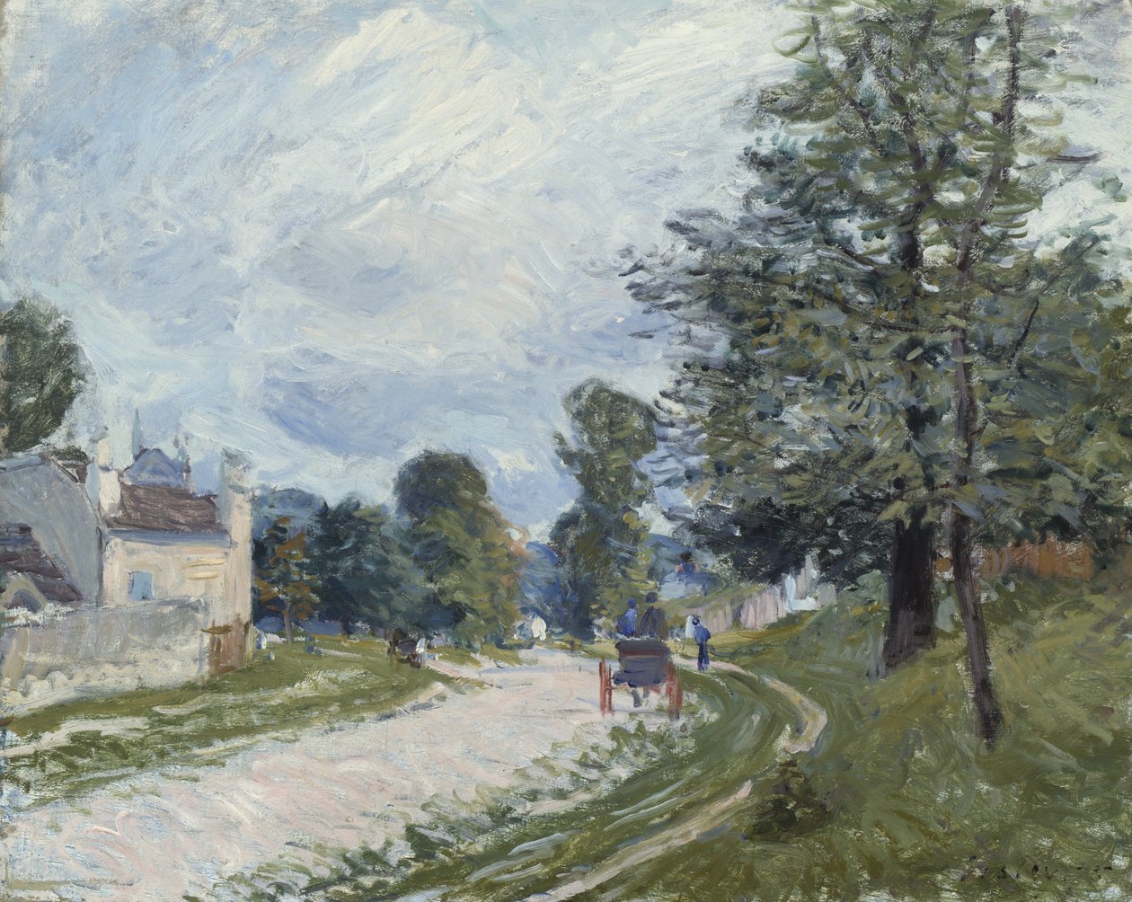 Yolda Bir Dönüş, 1873 by Alfred Sisley