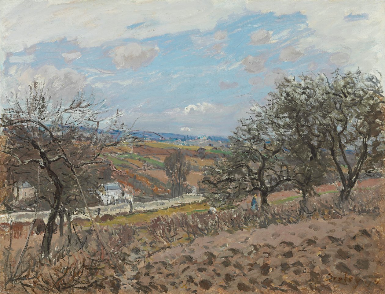 Bougival, 1876 by Alfred Sisley