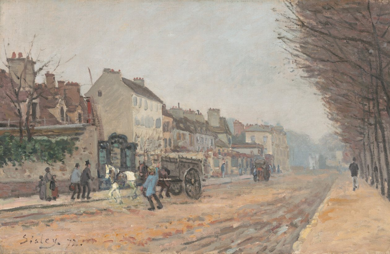 Heloise Bulvarı, Argenteuil, 1872. by Alfred Sisley
