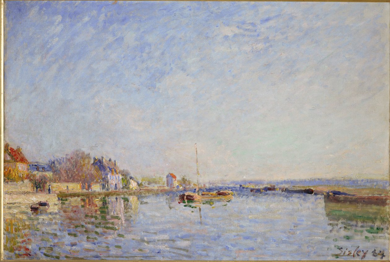 Canal du Loing by Alfred Sisley