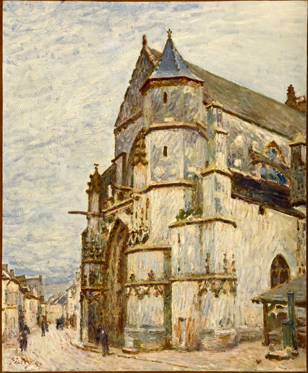 Yağmurdan Sonra Moret Kilisesi, 1894 by Alfred Sisley