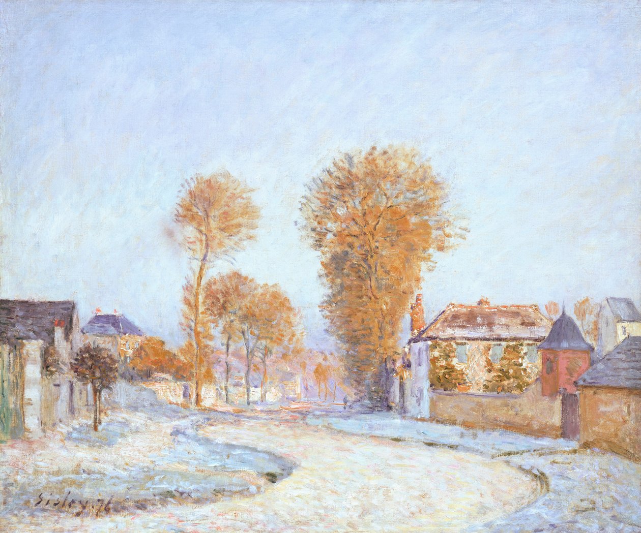 İlk Don, 1876 by Alfred Sisley