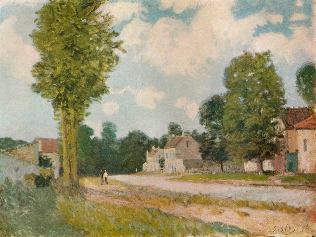 Versay Yolu, 19. yüzyıl, 1929 by Alfred Sisley