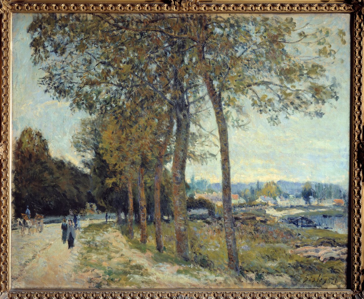 Alfred Sisley tarafından La Seine Marly Tablo by Alfred Sisley