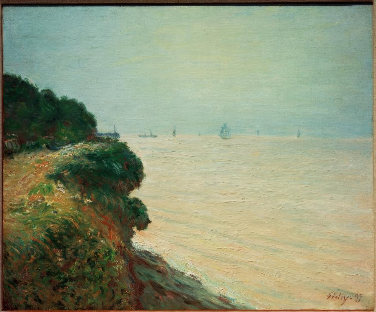 Langland Körfezi by Alfred Sisley