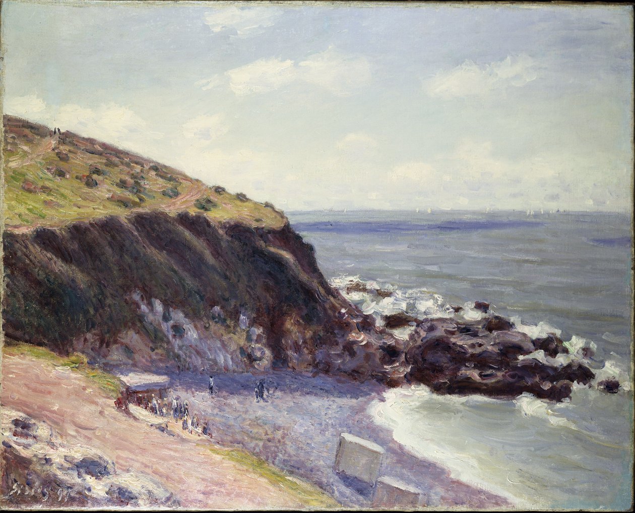 Hanımın Koyu, Langland Körfezi, 1897 by Alfred Sisley