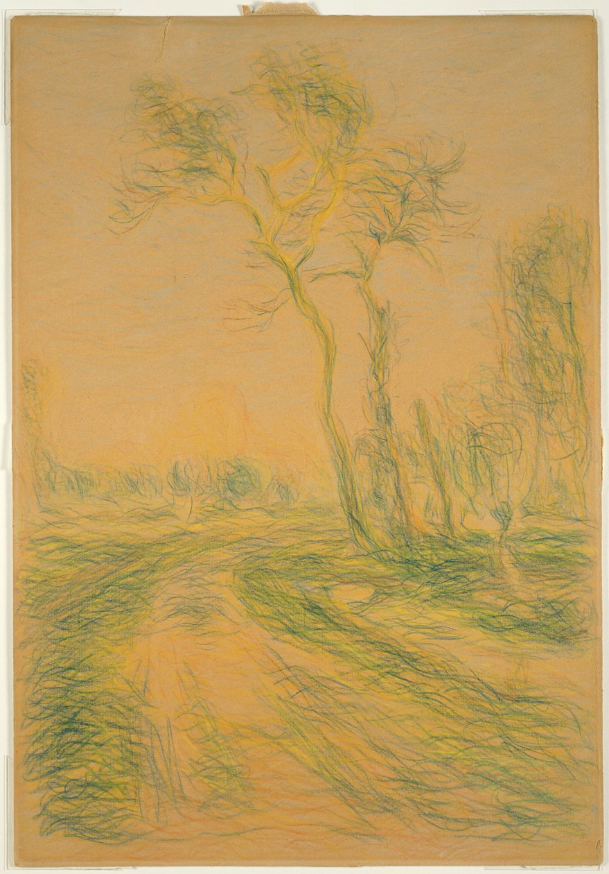 Ağaçlarla Peyzaj by Alfred Sisley