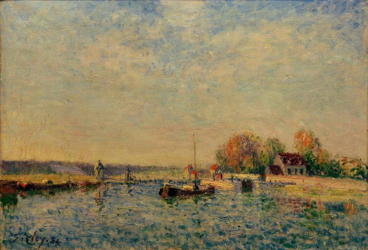 Loing Kanalı by Alfred Sisley