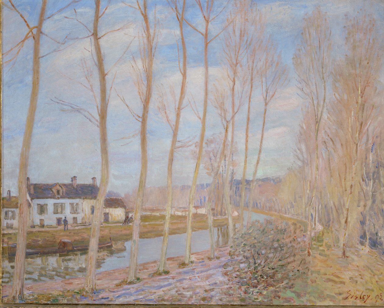 Loing Kanalı by Alfred Sisley