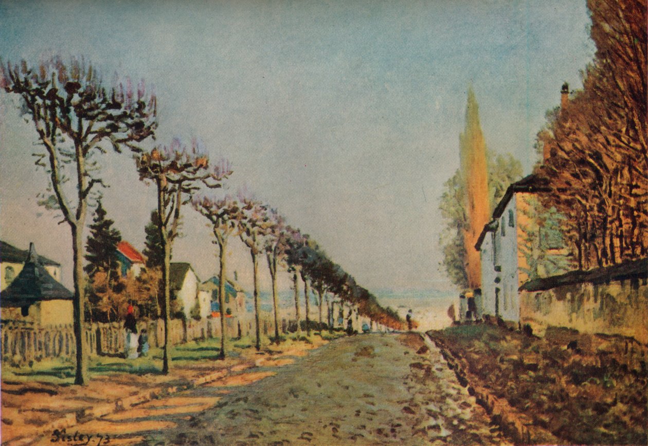 Makineye Giden Yol, 1873, 1929 by Alfred Sisley