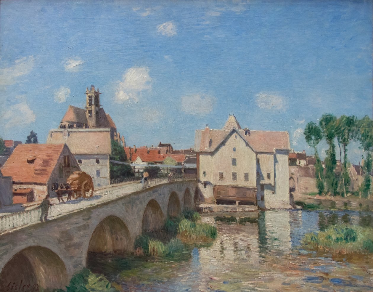 Moret Köprüsü by Alfred Sisley