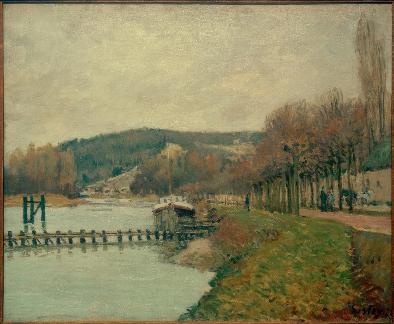 Coteaux de Bougival by Alfred Sisley