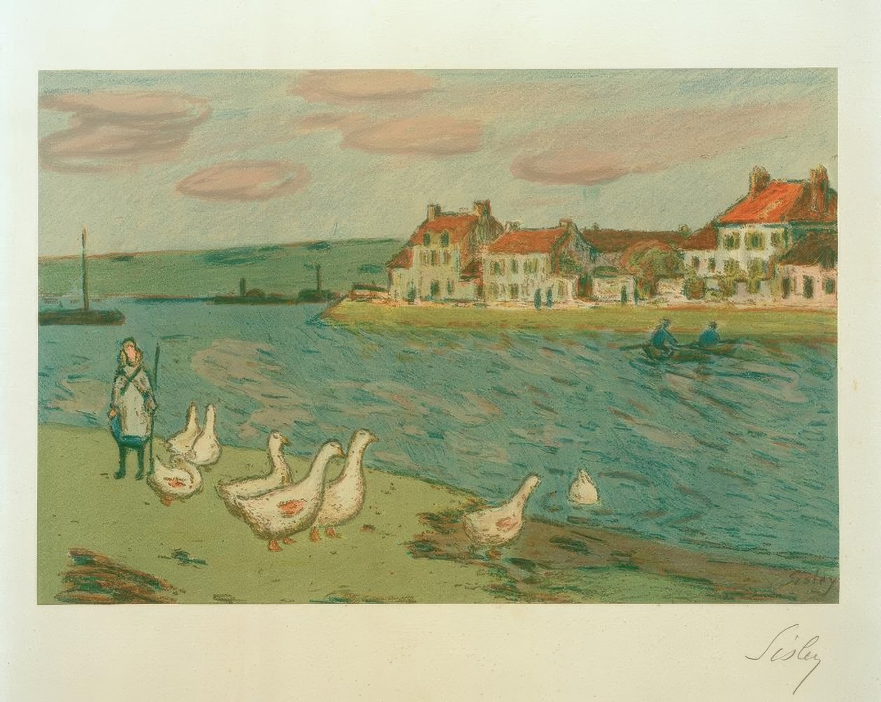 kazlar by Alfred Sisley