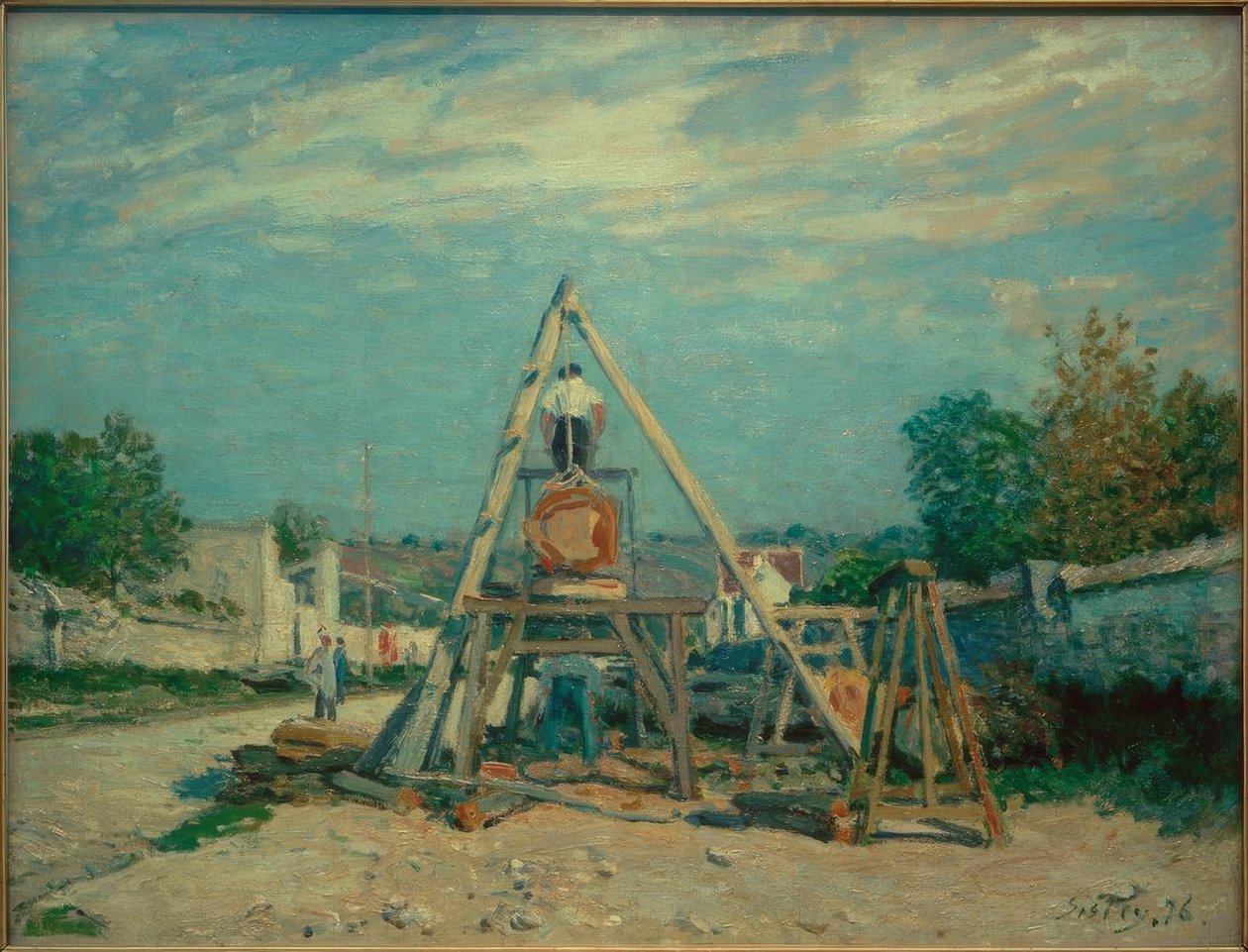 pitsawers by Alfred Sisley
