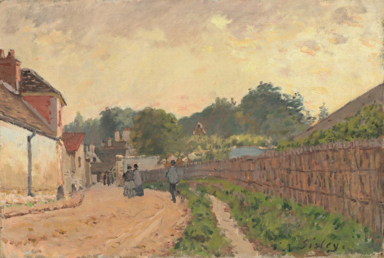 Marly-le-Roi, c. 1875. by Alfred Sisley
