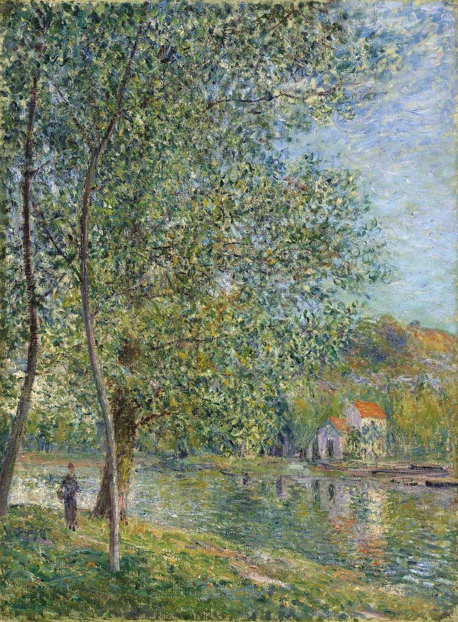 Loing Yakın Sabah; Matin pres du Loing, 1879 by Alfred Sisley
