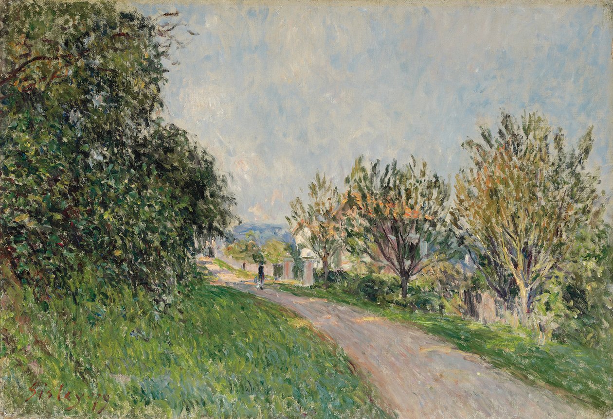 Sevr Yolu, 1879 by Alfred Sisley