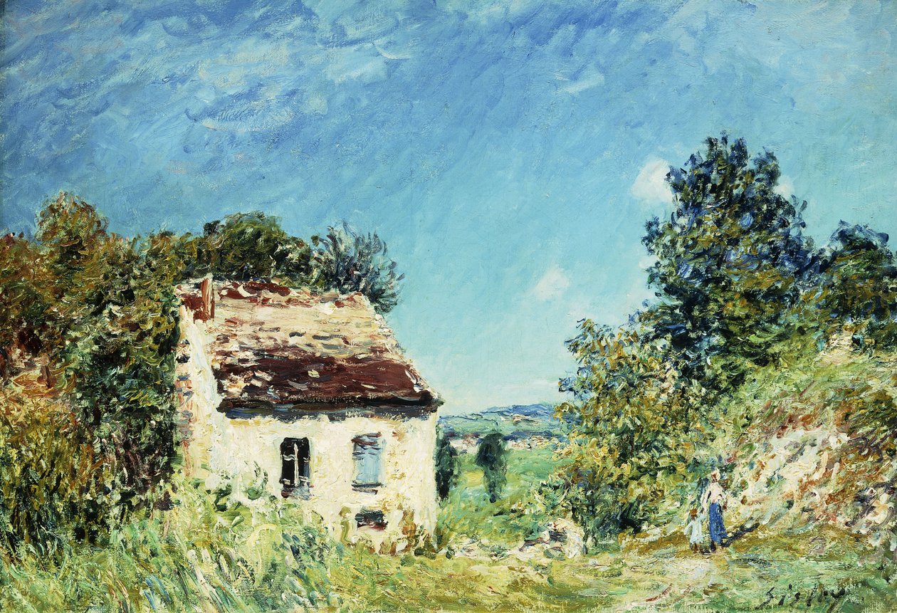 Terkedilmiş Ev; La Maison Terk Edilmiş, 1887 by Alfred Sisley