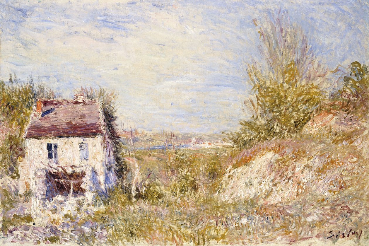Terkedilmiş Ev; Terkedilmiş Ev, 1886 dolayları by Alfred Sisley
