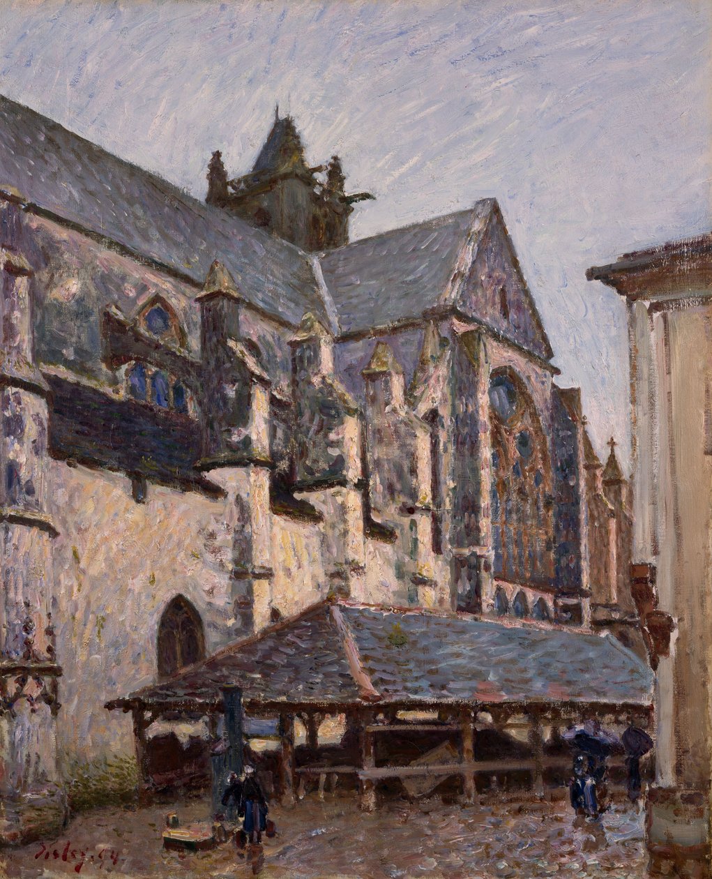 Moret in the Rain