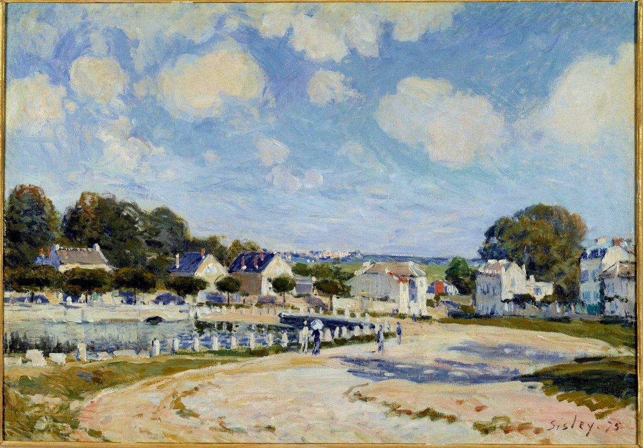 Marly-le-Roi'deki Sulama Yeri by Alfred Sisley