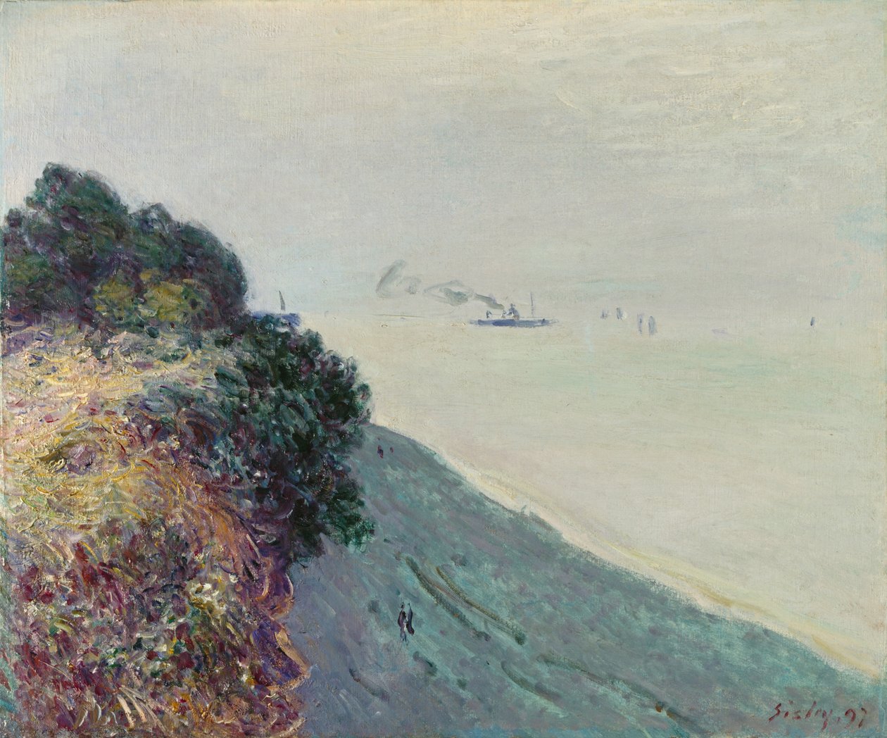 Galler sahili by Alfred Sisley