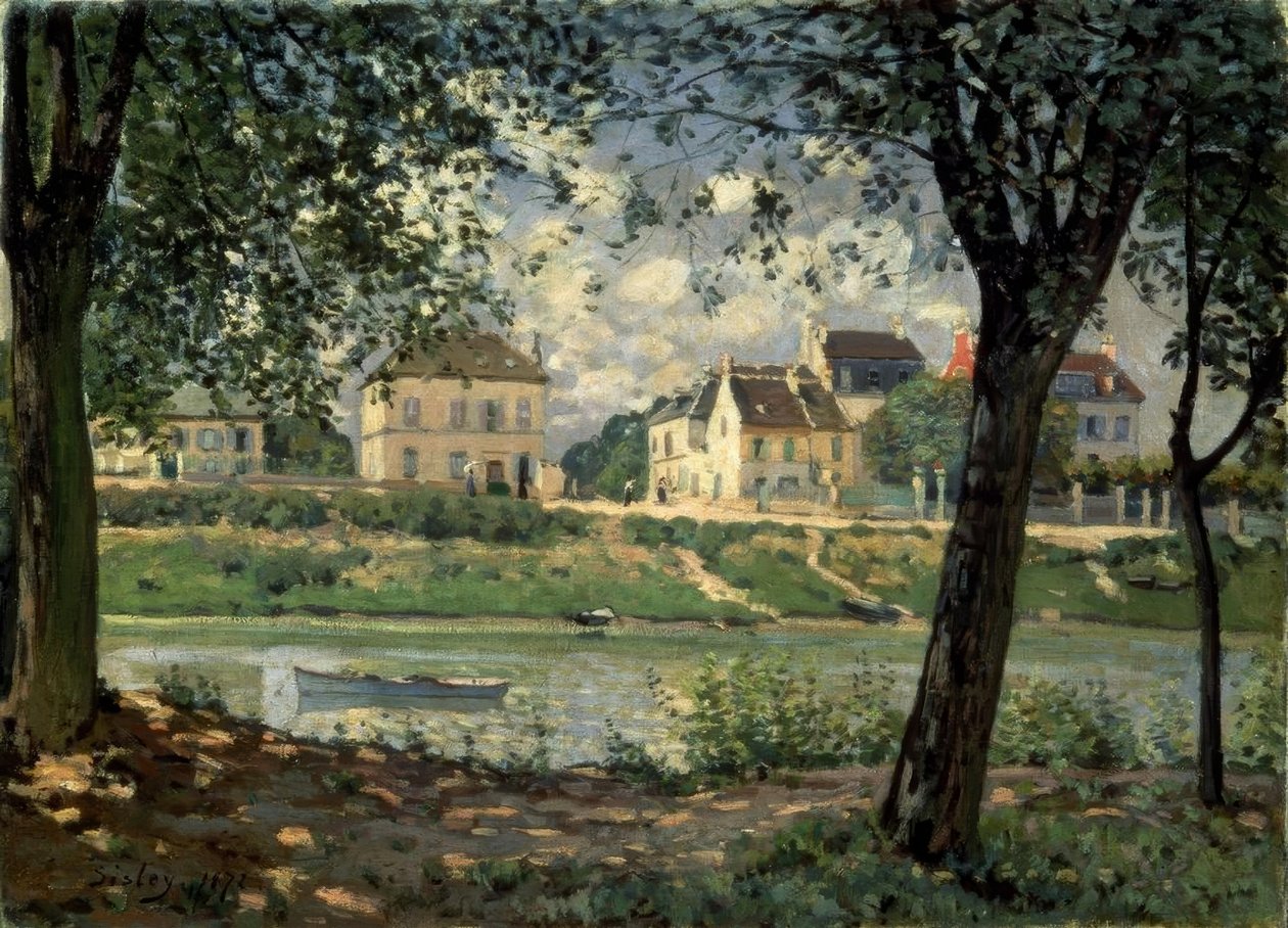 Villeneuvela-Garenne by Alfred Sisley