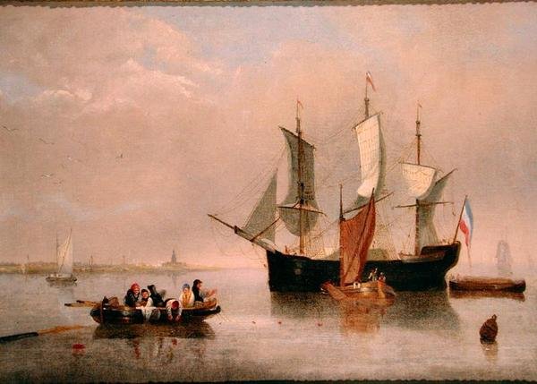 Hollanda Sahil Manzarası by Alfred Stannard