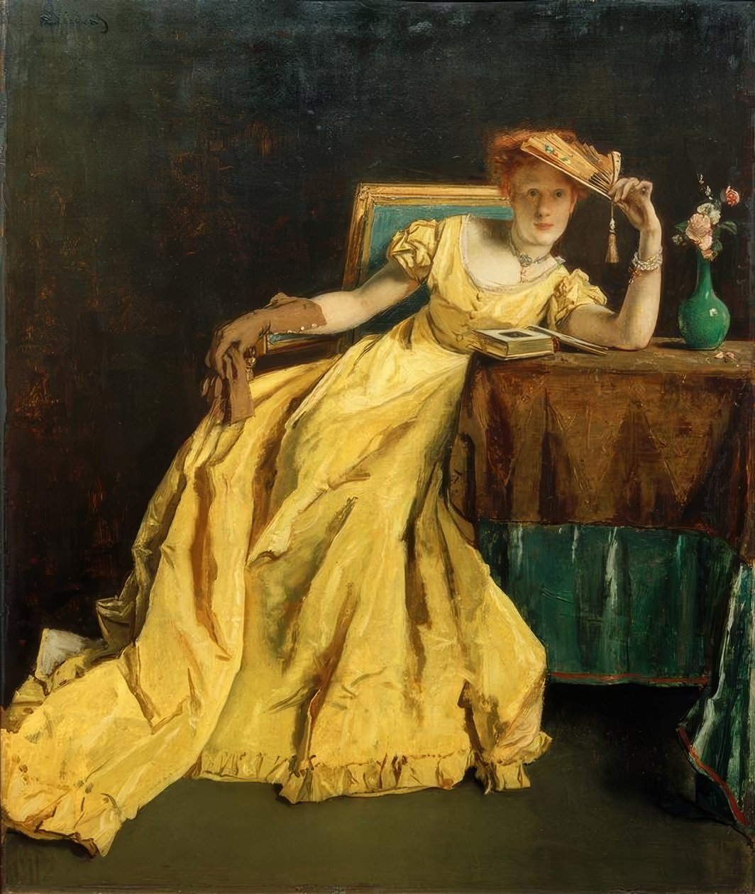 A.Stevens, Sarılı Kadın by Alfred Emile Stevens