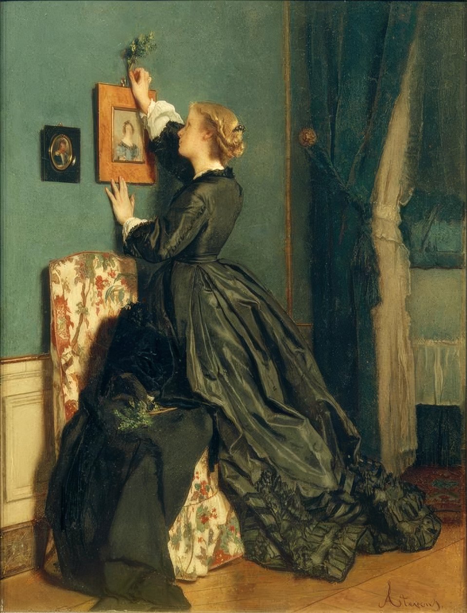 A.Stevens, Palmsonntag by Alfred Emile Stevens