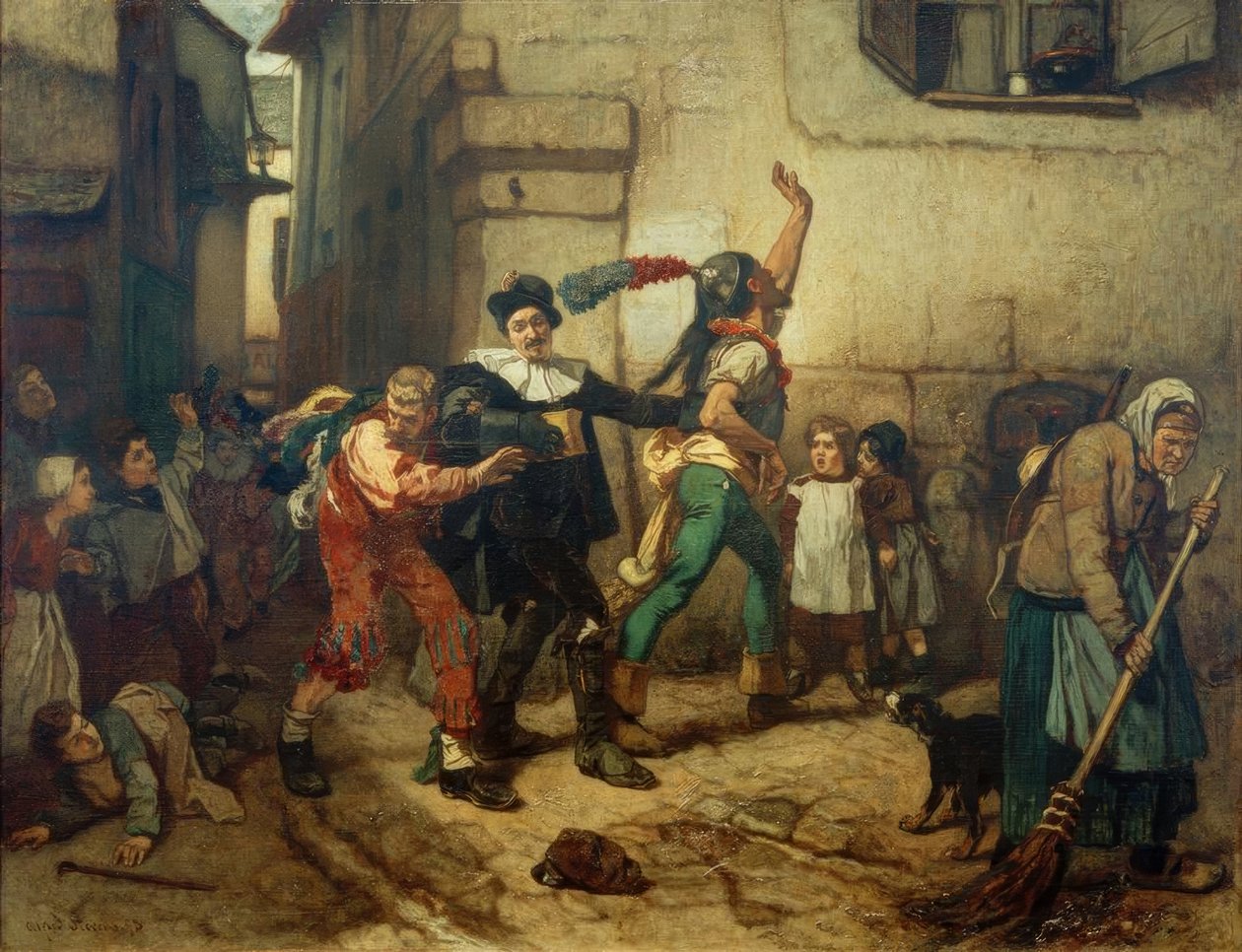 Alfred Stevens, maskeli balo, Ash Çarşamba sabahı by Alfred Emile Stevens