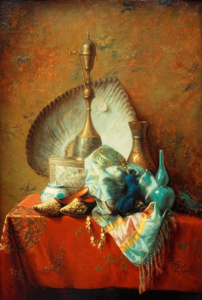 Natürmort by Alfred Emile Stevens