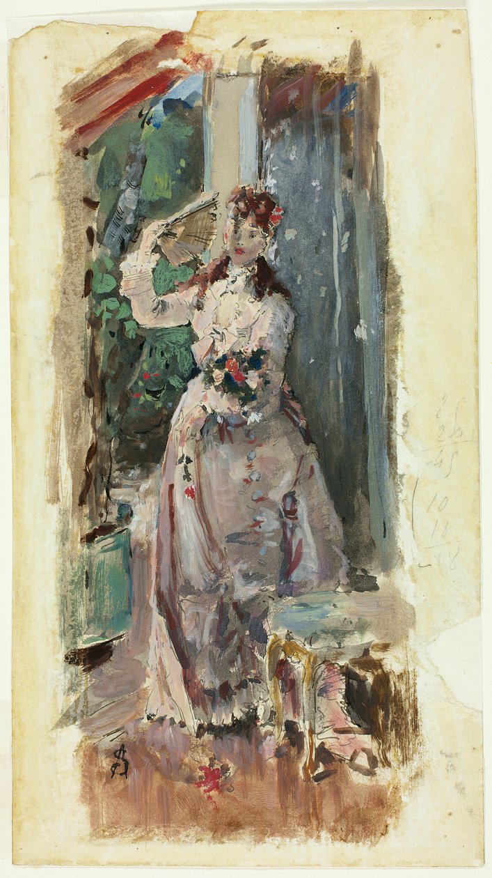 Balkon Köşesi by Alfred Emile Stevens
