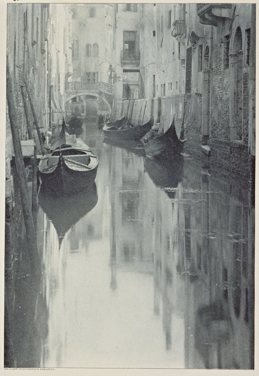 Biraz Venedik, negatif 1894, 1898 yayınlandı (tonlu fotogravür) by Alfred Stieglitz
