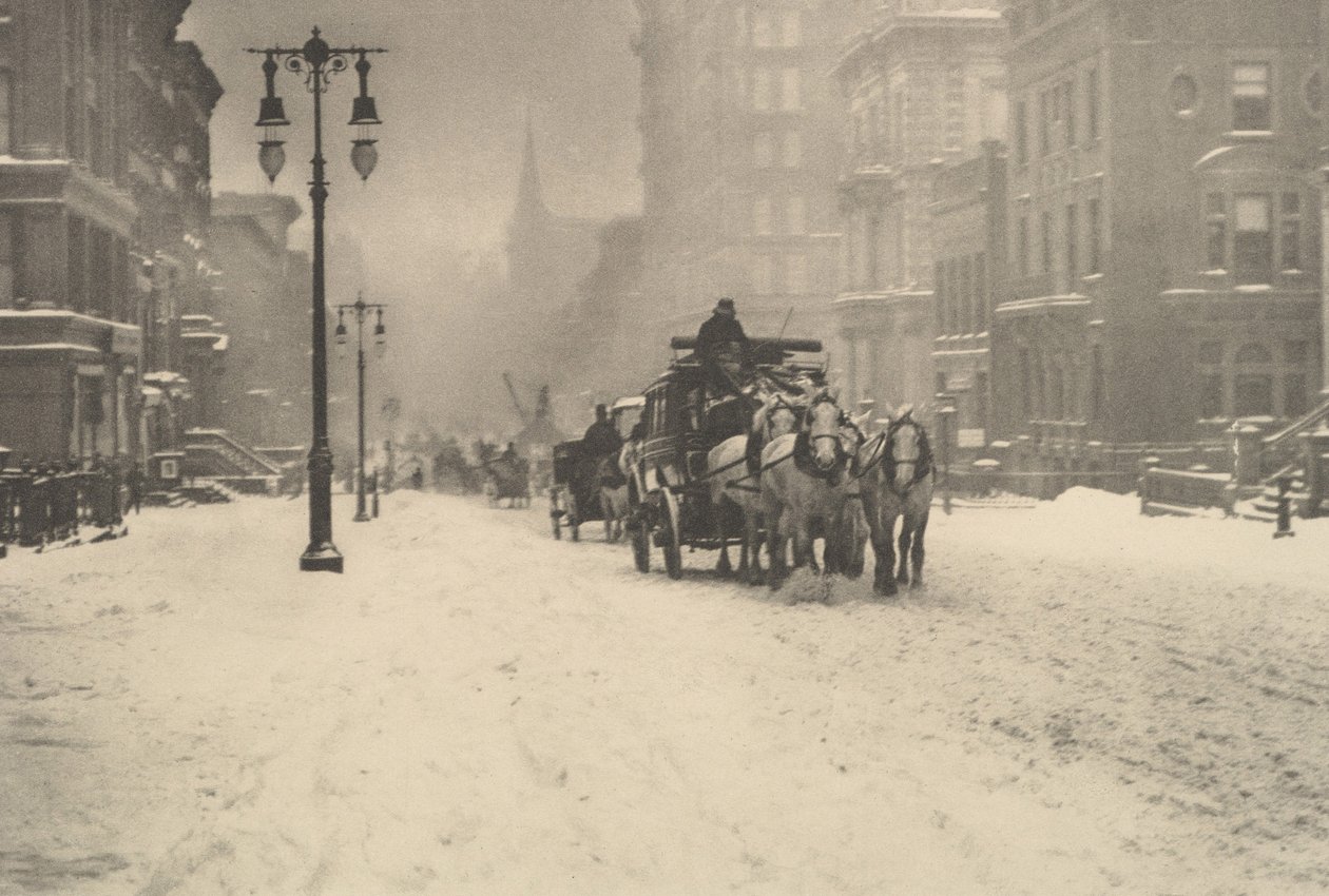 Kasvetli Bir Gün, c.1897 (fotogravür) by Alfred Stieglitz