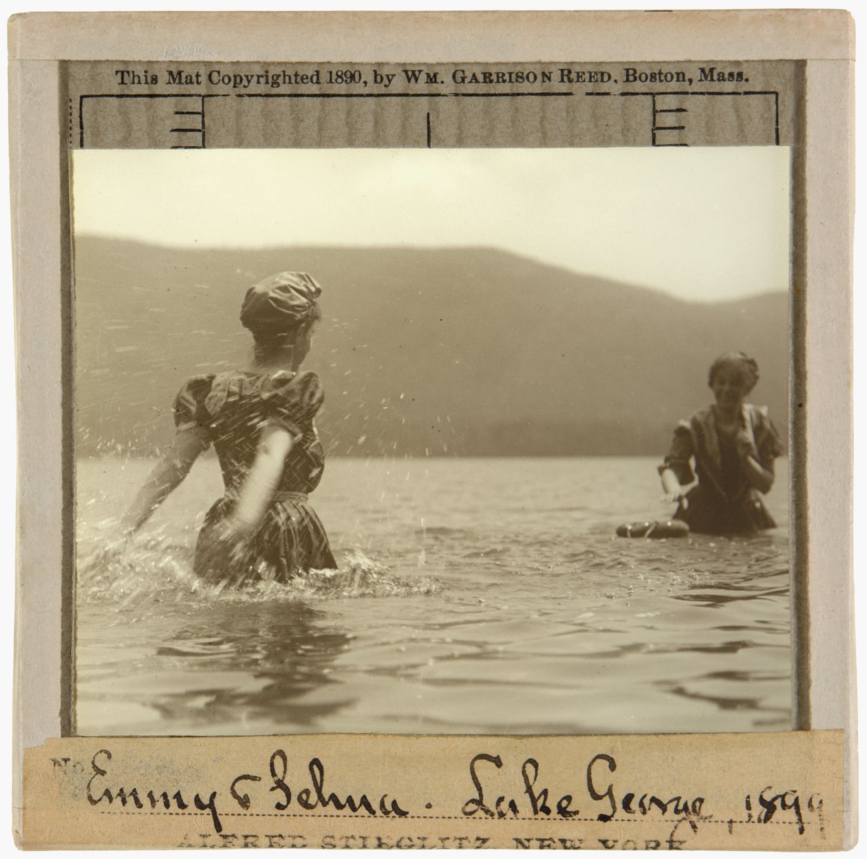 Emmy ve Selma, George Gölü by Alfred Stieglitz
