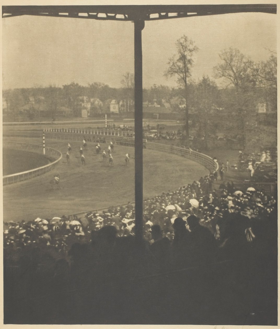Postaneye Gidiş, Morris Park, 1904. by Alfred Stieglitz