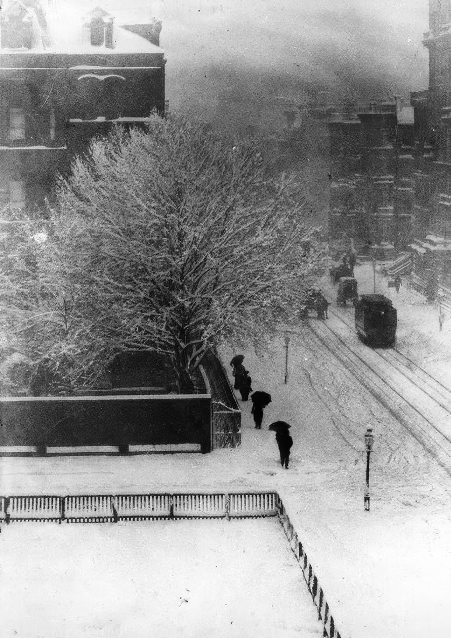 New York, sokak / fotoğraf 1907 by Alfred Stieglitz