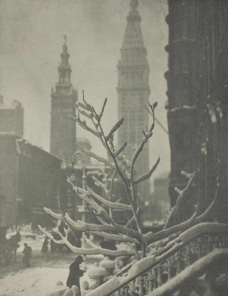İki Kule, New York by Alfred Stieglitz