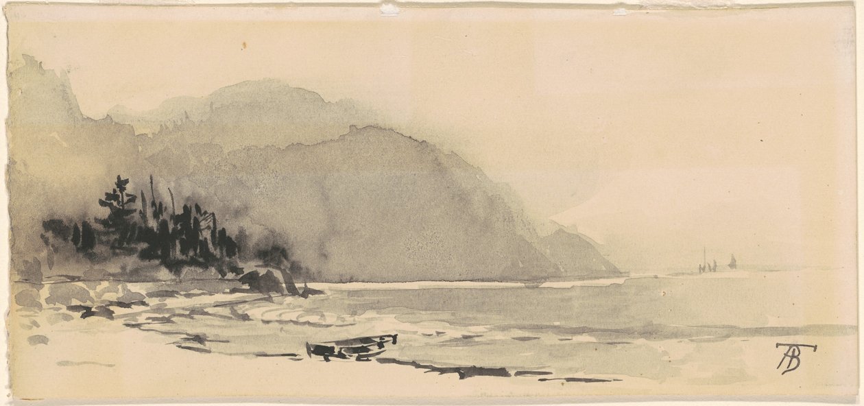 Sahilde Tekne by Alfred Thompson Bricher