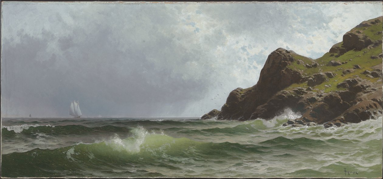 Sahilde Yelken by Alfred Thompson Bricher
