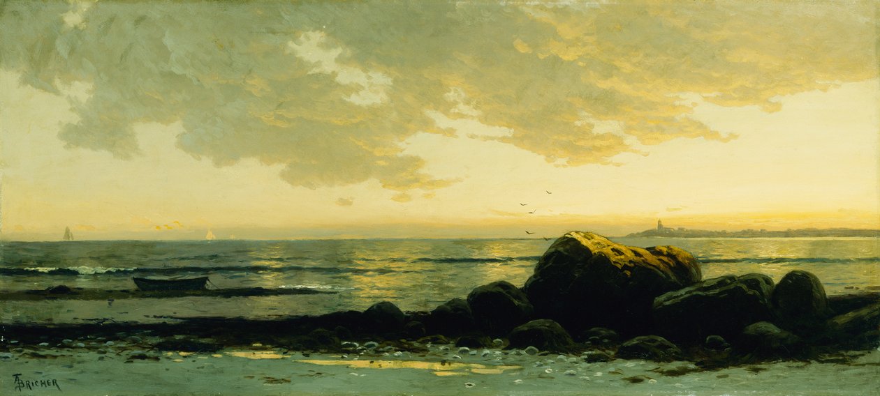 Deniz manzarası (tuval üzerine yağlı boya) by Alfred Thompson Bricher
