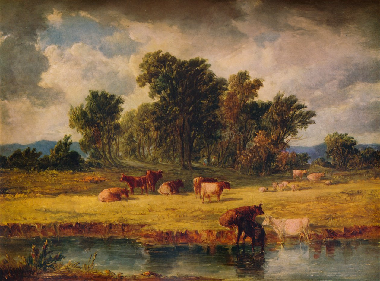 Kıskançlık Bankaları, Rhuddlan yakınlarında, 1852, 1938 by Alfred Vickers