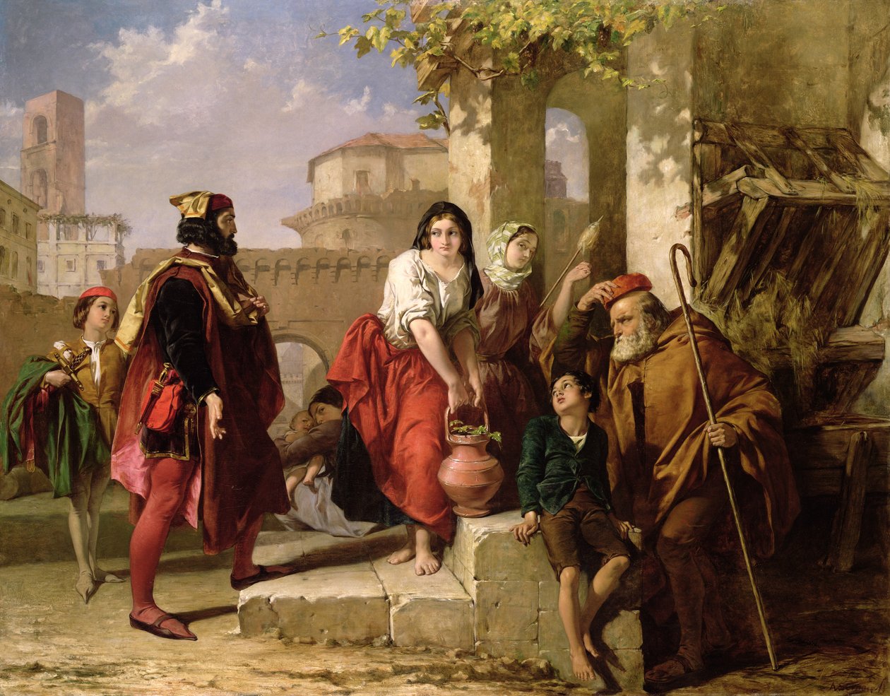 Bilinmeyen resim by Alfred W. Elmore